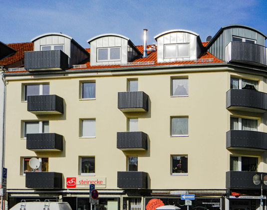 Sanierung eines Wohn- und Geschäftshauses